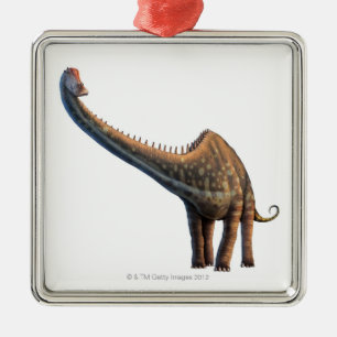 Ornamento De Metal Diplodocus