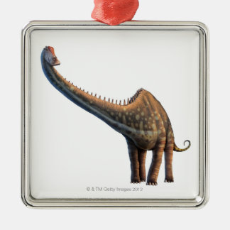 Ornamento De Metal Diplodocus