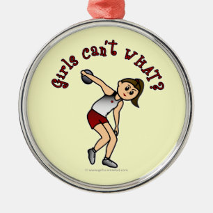 Ornamento De Metal Disco das mulheres leves