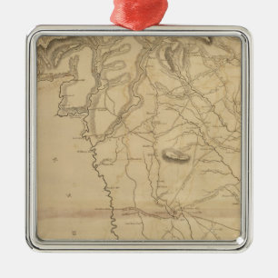 Ornamento De Metal Distrito de Greenville, South Carolina