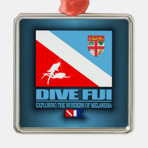 Ornamento De Metal Dive Fiji