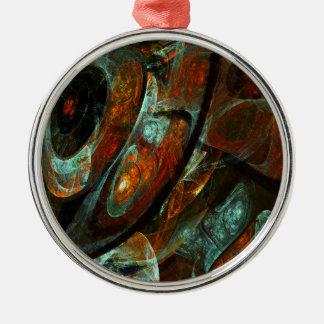 Ornamento De Metal Divisão de Abstrato de Tempo