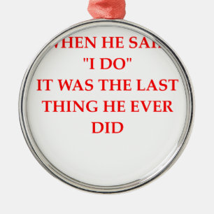 Ornamento De Metal divórcio