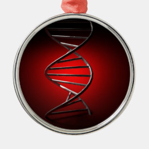 Ornamento De Metal DNA Double Helix