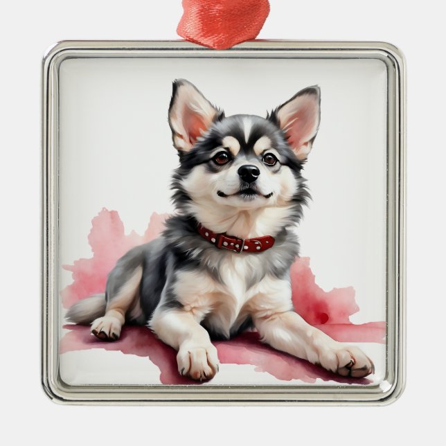 ORNAMENTO DE METAL DOG KAI-KLEE-KAI-FLUFFY (Frente)