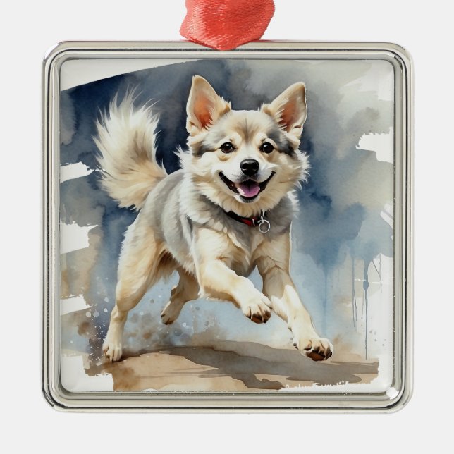 ORNAMENTO DE METAL DOG KAI-KLEE-KAI-FLUFFY (Frente)