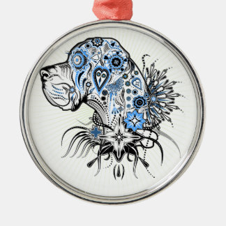 Ornamento De Metal Dogue Alemão Blackheart
