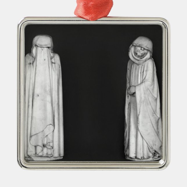 Ornamento De Metal Dois choros (Frente)