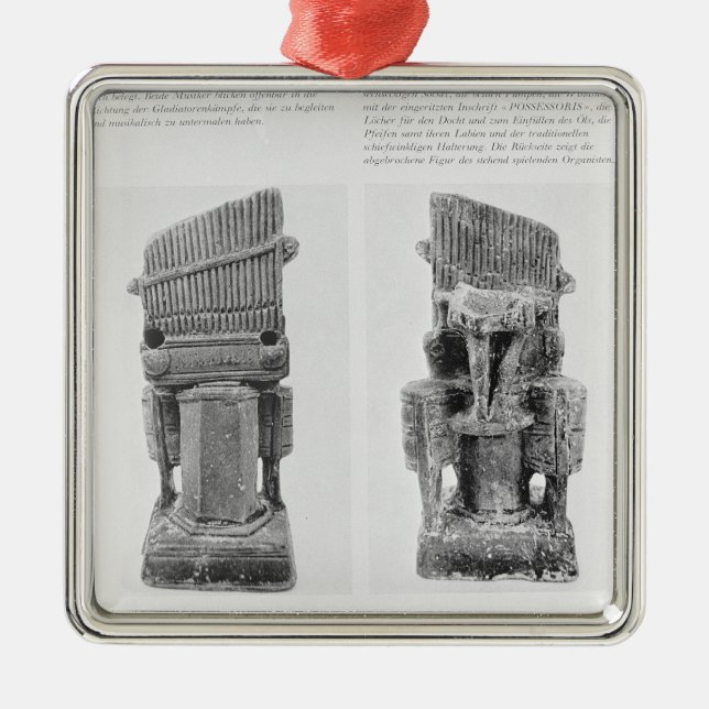 Ornamento De Metal Dois órgãos (Frente)