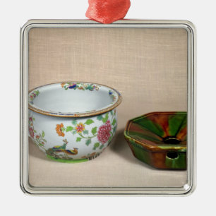 Ornamento De Metal Dois potes de câmara