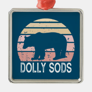 Ornamento De Metal Dolly Sods Wilderness - Urso Retroativo