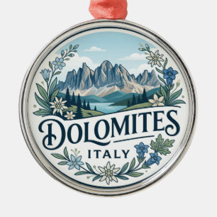 Ornamento De Metal Dolomitas Itália