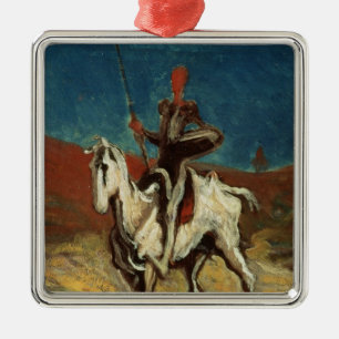 Ornamento De Metal Don Quixote, c.1865-1870