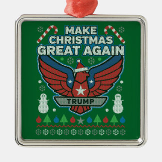 Ornamento De Metal Donald Trump Faz Excelente de Natal novamente