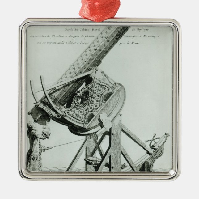 Ornamento De Metal D'optique dos instrumentos pelos DOM Noel (Frente)