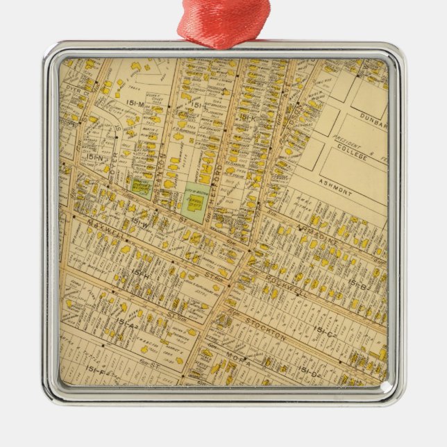 Ornamento De Metal Dorchester, Massachusetts (Frente)