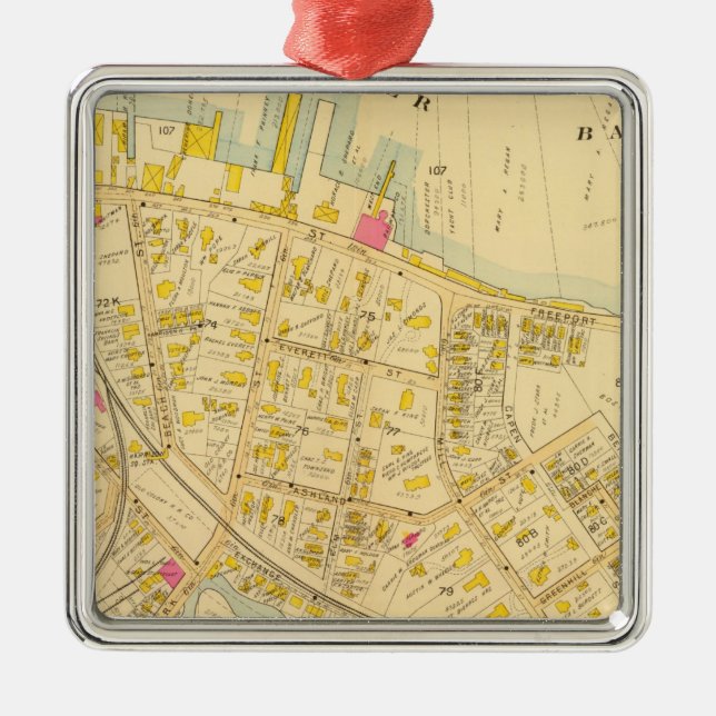 Ornamento De Metal Dorchester, Massachusetts 3 (Frente)