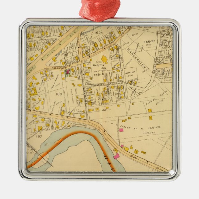 Ornamento De Metal Dorchester, Massachusetts 6 (Frente)