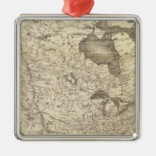 Ornamento De Metal Dourado Rush da Califórnia