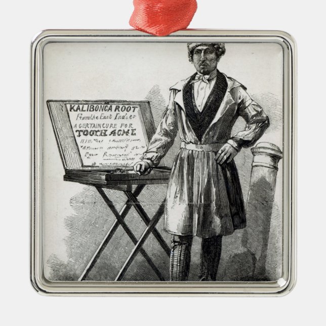 Ornamento De Metal Doutor Bokanky, herbalist da rua (Frente)