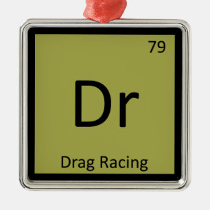 Ornamento De Metal Dr - Tabela Periódica de Química de Corrida de Arr