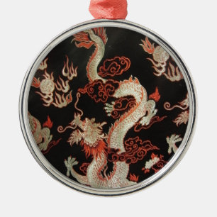 Ornamento De Metal Dragão chinês