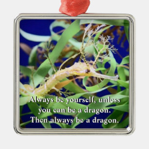 Ornamento De Metal Dragão Weedy do mar