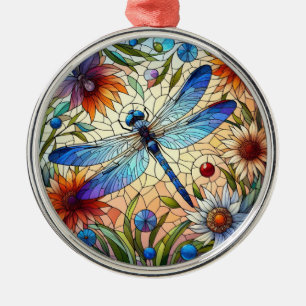 Ornamento De Metal Dragonfly Ornament