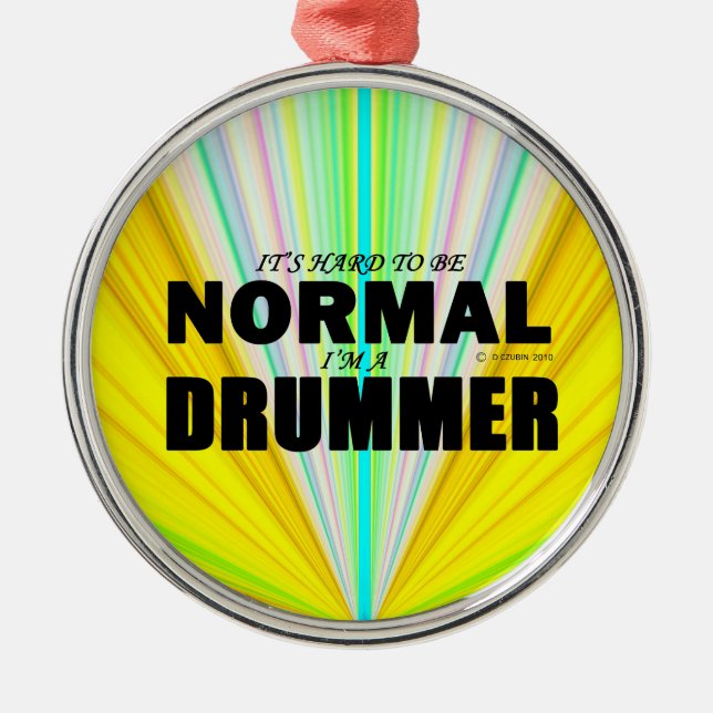 Ornamento De Metal Drummer Normal (Frente)