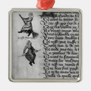 Ornamento De Metal Duas bruxas 'das damas de Le Campeão DES