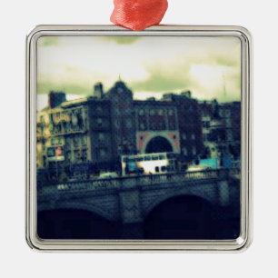 Ornamento De Metal Dublin Pop Art