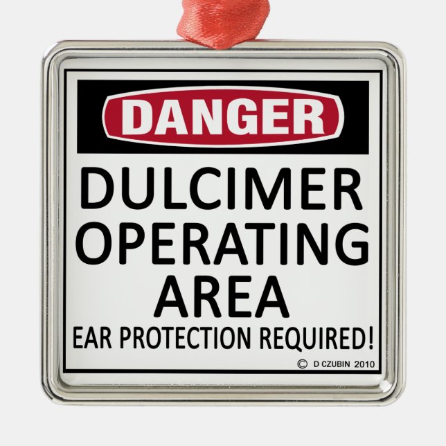 Ornamento De Metal Dulcimer de Área Operacional (Frente)