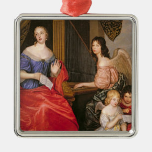 Ornamento De Metal Duquesa La Valliere de Francoise Louise com