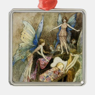 Ornamento De Metal E, Doce Cantando Na Cama