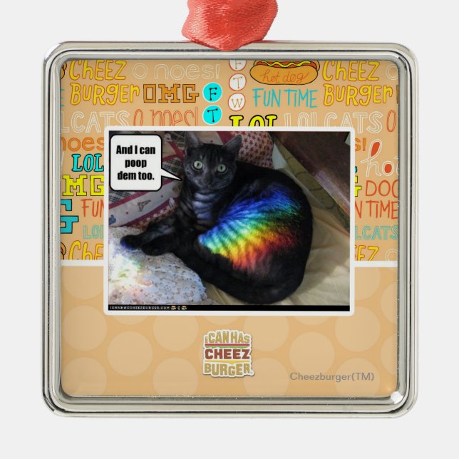 Ornamento De Metal E eu posso dem do tombadilho demasiado (Frente)