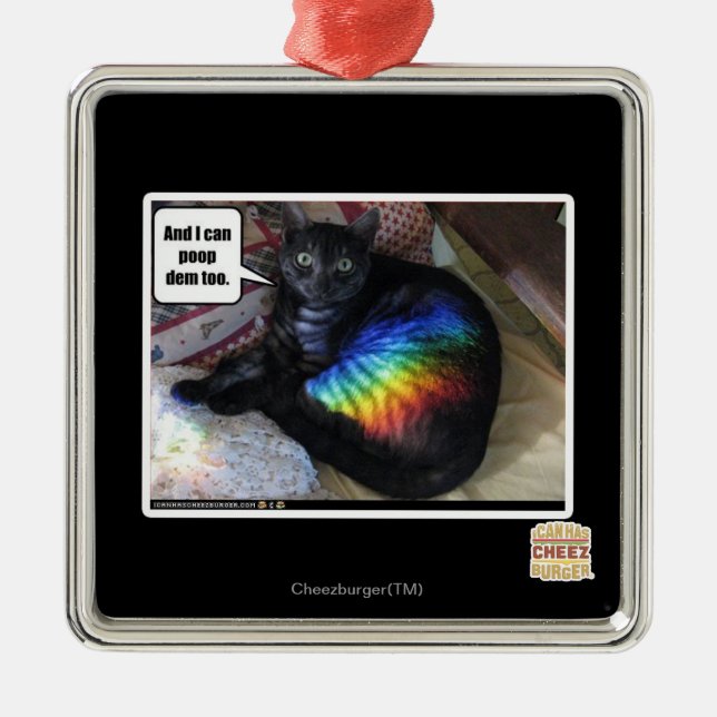 Ornamento De Metal E eu posso dem do tombadilho demasiado (Frente)