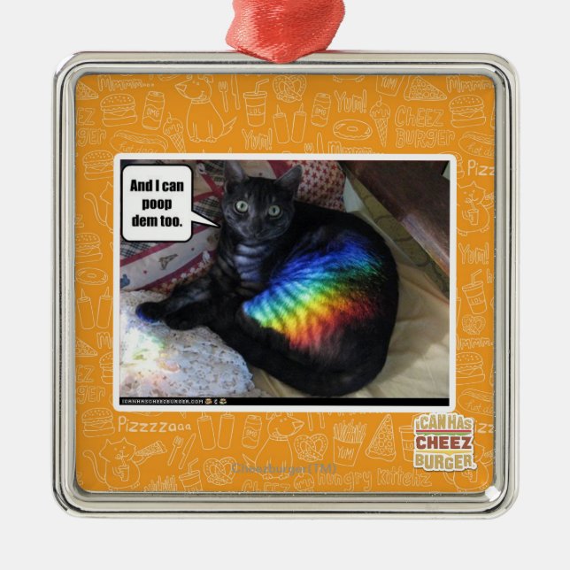 Ornamento De Metal E eu posso dem do tombadilho demasiado (Frente)