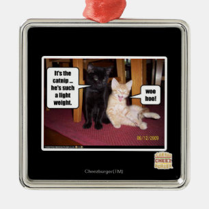 Ornamento De Metal É o catnip