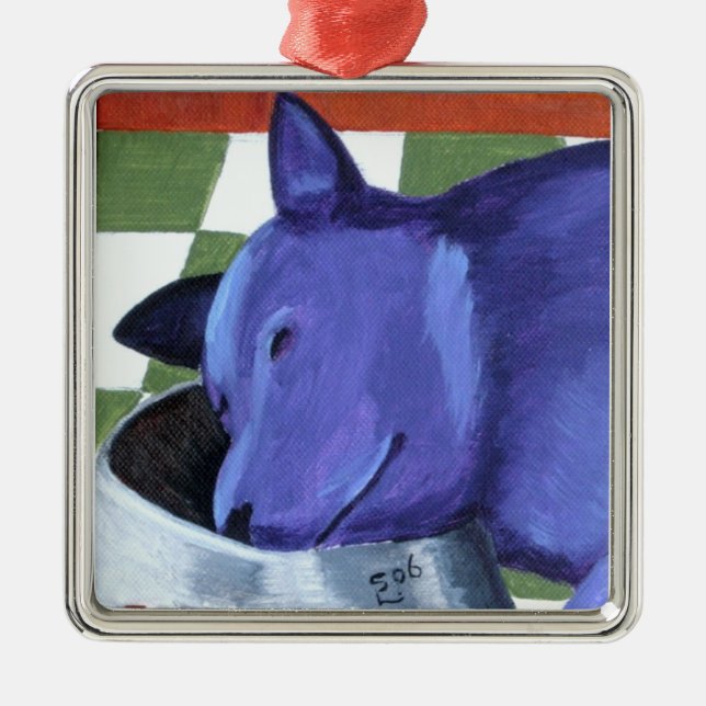 Ornamento De Metal É sixo'clock em algum lugar (Frente)