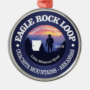 Ornamento De Metal Eagle Rock Loop (rd2)