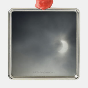 Ornamento De Metal Eclipse solar parcial, perto de Albstadt, Swabian