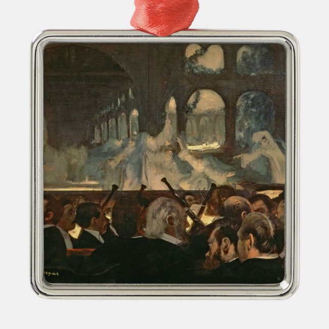 Ornamento De Metal Edgar Degas | a cena do balé, a ópera de Meyerbeer (Frente)