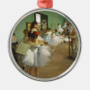 Ornamento De Metal Edgar Degas a classe de dança