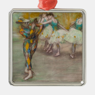 Ornamento De Metal Edgar Degas - Dança do Arlequim