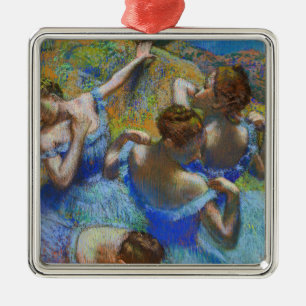 Ornamento De Metal Edgar Degas - Dançarinas Azuis