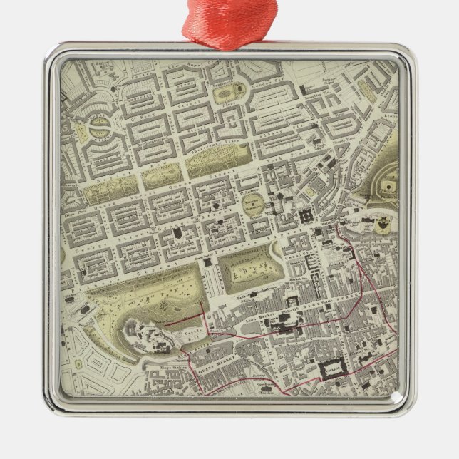 Ornamento De Metal Edimburgo (Frente)