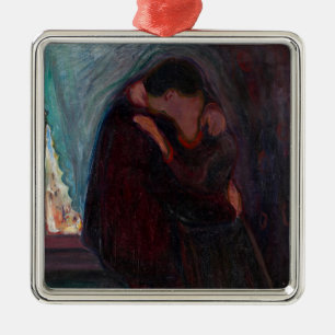 Ornamento De Metal Edvard Munch - O Beijo