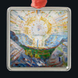 Ornamento De Metal Edvard Munch - O Sol 1912<br><div class="desc">The Sun - Edvard Munch,  Oil on Canvas,  1912</div>