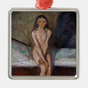 Ornamento De Metal Edvard Munch - Puberdade
