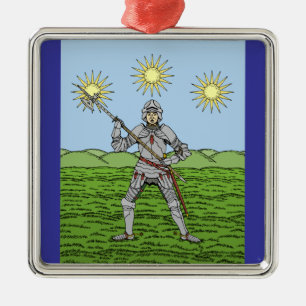 Ornamento De Metal Edward IV em Plate Armor